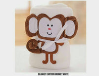 Blanket Cartoon Monkey