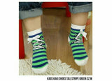 Kaos Kaki Shoes Tali Stripe Green