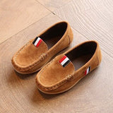 CASUAL SLIP SHOES BROWN
