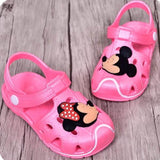 Sepatu Sendal Mickey Minnie Pink