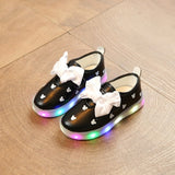 SPRING BOW LED SHOES