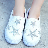 STAR SINGLE SHOES WHITE