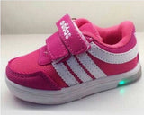 Adidas Led Pink Stripe White