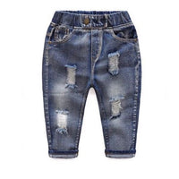 CP RIPPED JEANS BLUE