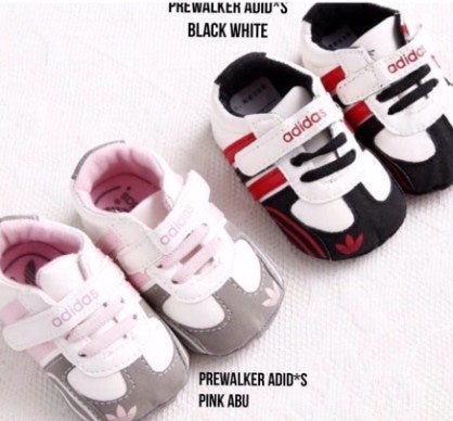 prewalker adidas pink abu