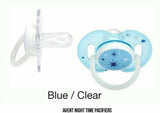 Avent Night Time Pacifiers Blue - Clear