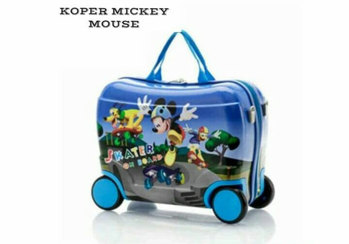 TAS KOPER ANAK MOTIF MICKEY MOUSE ( Koper Mickey mouse )
