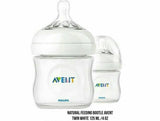 Natural Feeding Bottle Avent Twin White 125 Ml /4 oz
