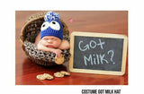 costume got milk hat